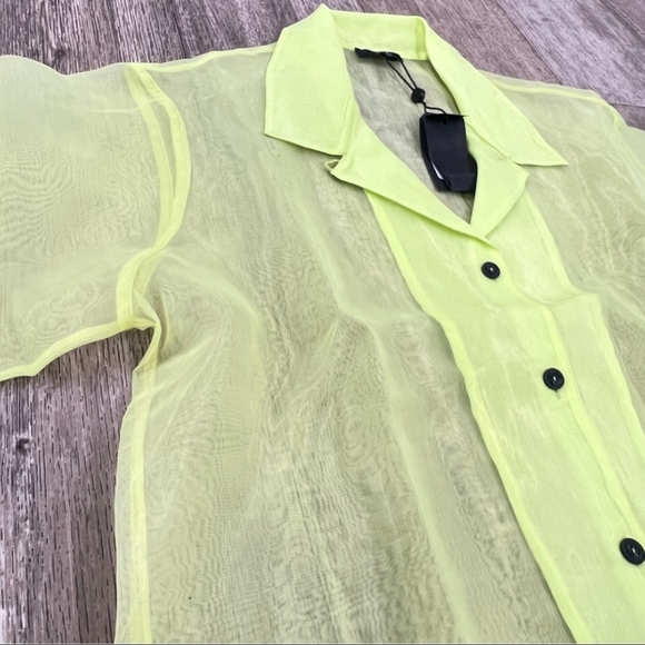 [NEW] RAG & BONE Reed Shirt in Lime - Picture 12 of 13